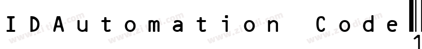 IDAutomation Code128字体转换